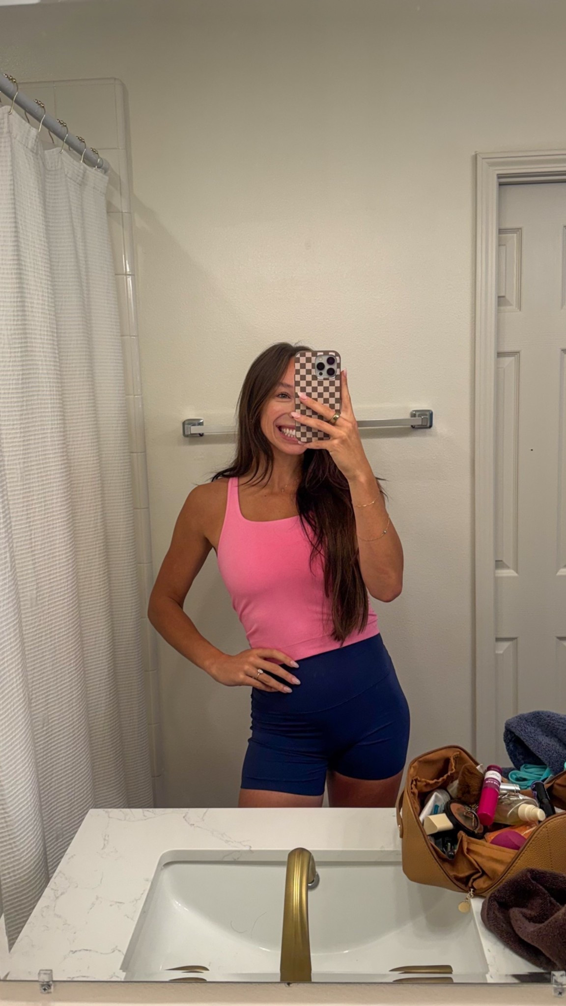 Love the colors this top comes in! I’m a m/l in top, medium in shorts!

#LTKActive #LTKgrwm #LTKTall