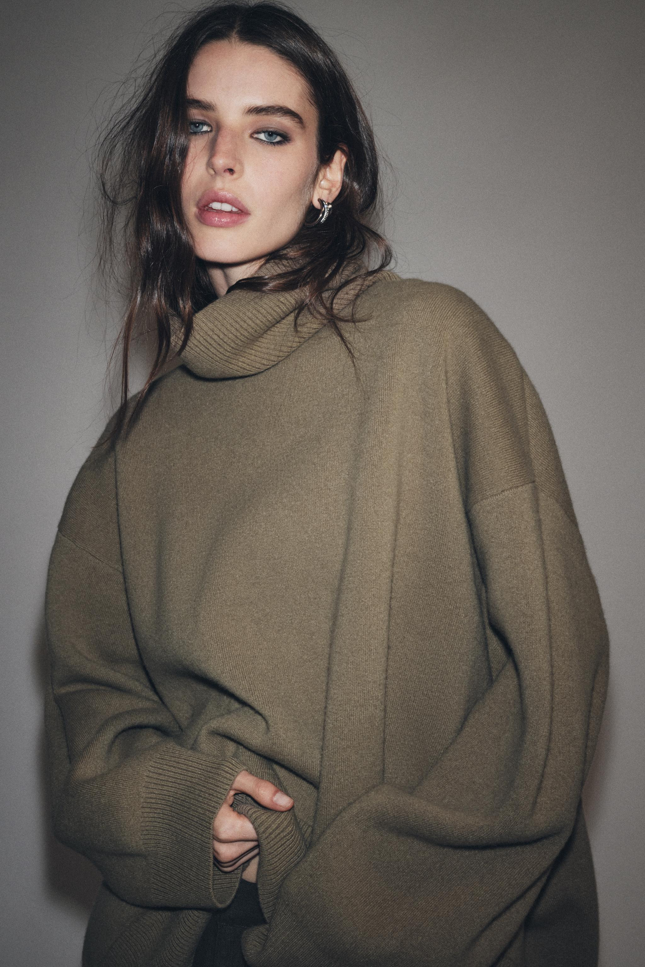 OVERSIZED WOOL BLEND JUMPER | Zara US