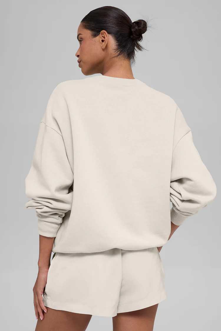 Accolade Crew Neck Pullover - Bone | Alo Yoga (US)