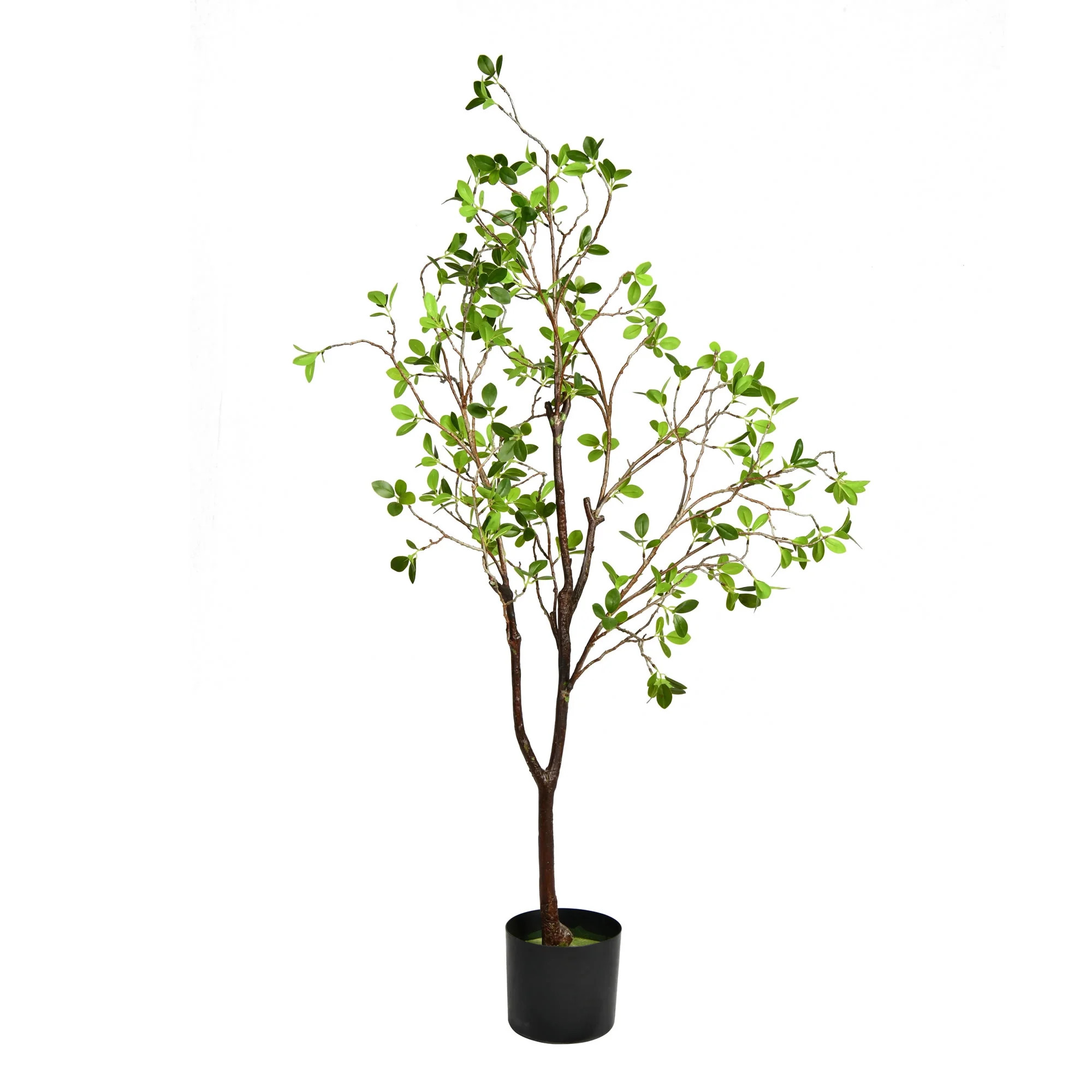 Vickerman 48" Artificial Potted Milan Leaf Tree. | Walmart (US)