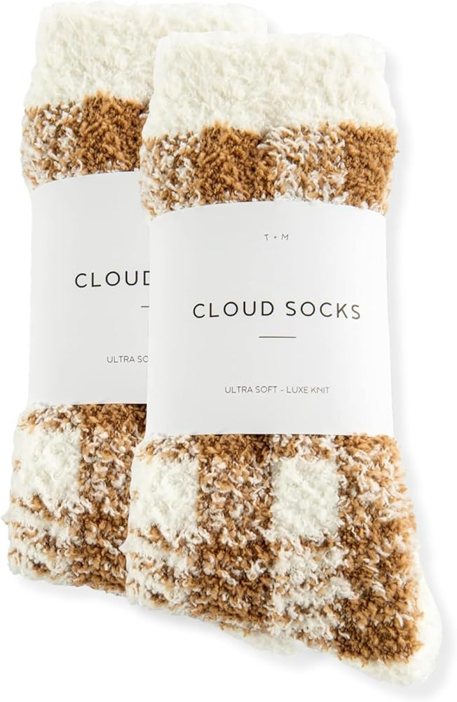 Unboxme Gifts Warm & Cozy Ultra-Luxe Cloud Sock for Women & Men - Super Soft Luxurious Fabric Sle... | Amazon (US)