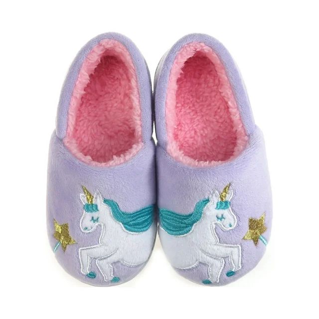 Wonder Nation Toddler Girls Unicorn Aline Slipper, Sizes 5/6-11/12 | Walmart (US)
