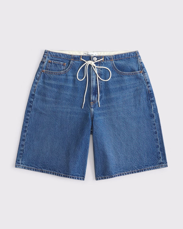 Curve Love Mid Rise Jort | Abercrombie & Fitch (UK)