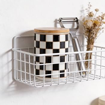 Kitchen Countertop Ceramic Checkered Canisters,Black And White Food Storage Containers With Lid,A... | Amazon (US)