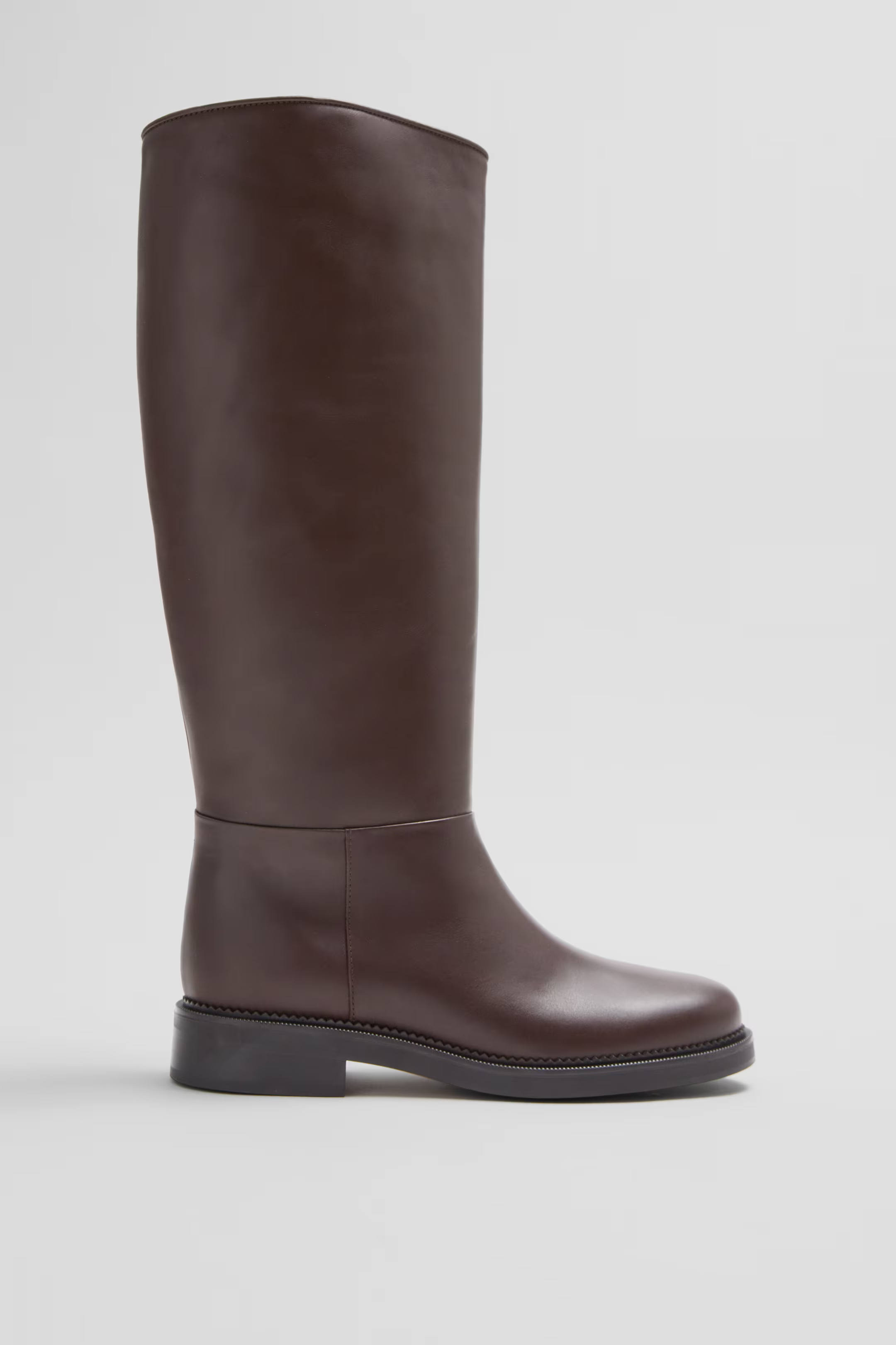 Leather Riding Boots | H&M (UK, MY, IN, SG, PH, TW, HK)