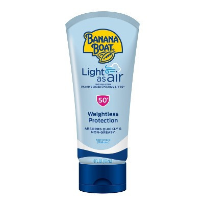 Banana Boat Light As Air Sunscreen Lotion - SPF 50 - 6 fl oz: Whole Body Sun Protection, Fresh Scent, Avobenzone | Target