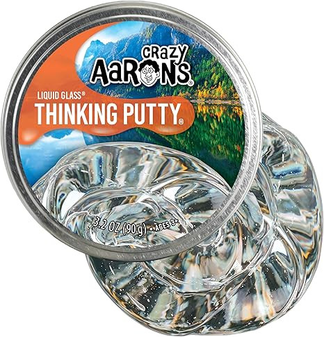 Crazy Aaron's Thinking Putty - Liquid Glass - See-Through Putty for Kids and Adults in a 4" Tin -... | Amazon (US)