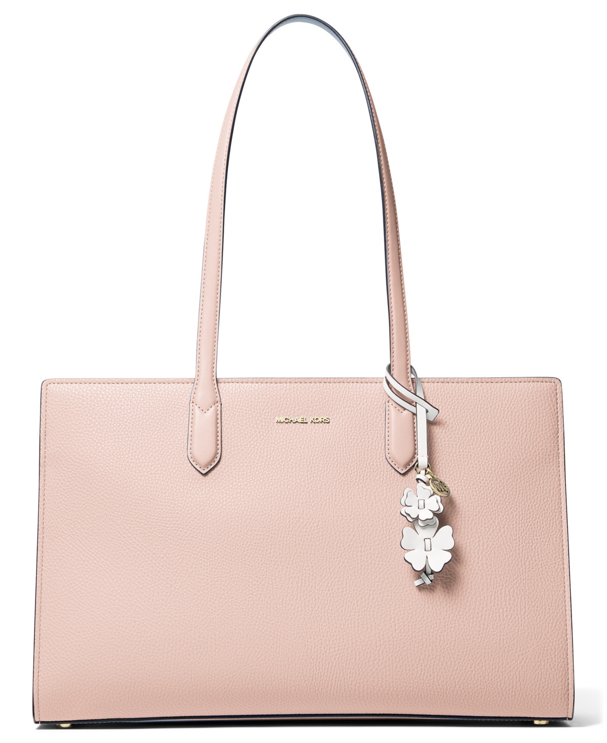 Michael Michael Kors Scarlett Large East West Top Zip Tote Bag - Soft Pink | Macy's