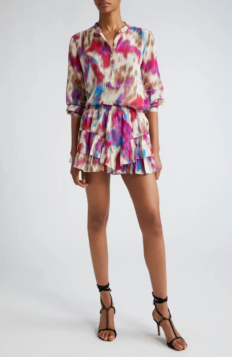 Maria Print Cotton Shirt | Nordstrom