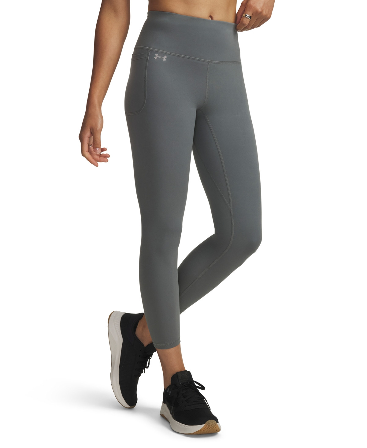 Under Armour Women's Motion Ankle Leggings - Clay Green / Titanium | Macy's