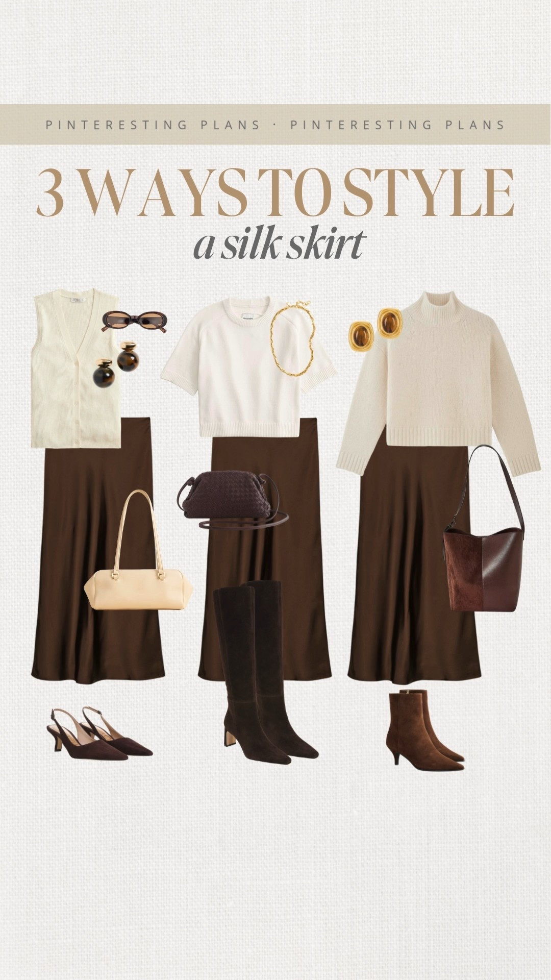 Three ways to style a silk skirt 🙌🏻🙌🏻

For fashion, fall style, fall, transition, outfit, sweater, weather, mini skirt, boots 

#LTKStyleTip #LTKFindsUnder100 #LTKSeasonal