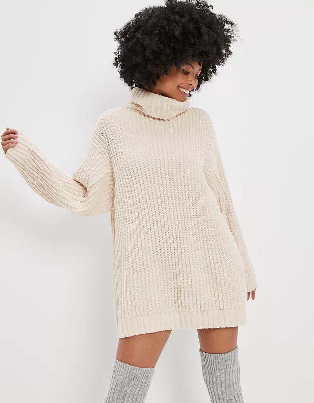 AE Turtleneck Sweater Dress | American Eagle Outfitters (US & CA)