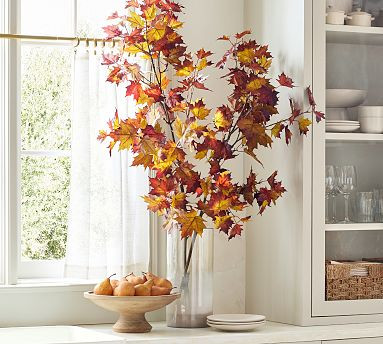 Faux Oversized Turning Maple Branch | Pottery Barn (US)