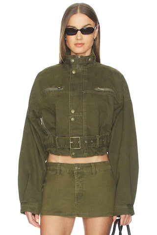 LIONESS Rinata Jacket in Army. - size S | Revolve Clothing (Global)