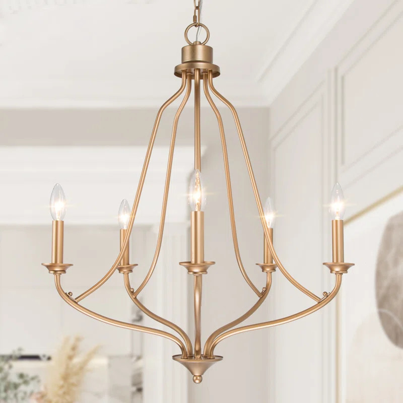 Red Barrel Studio Holk 5 - Light Candle Style Chandelier & Reviews - Wayfair Canada | Wayfair North America