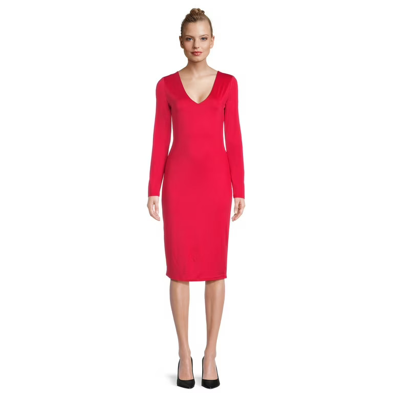 Madden NYC Juniors’ Double Layer Dress, Sizes XS-3XL | Walmart (US)