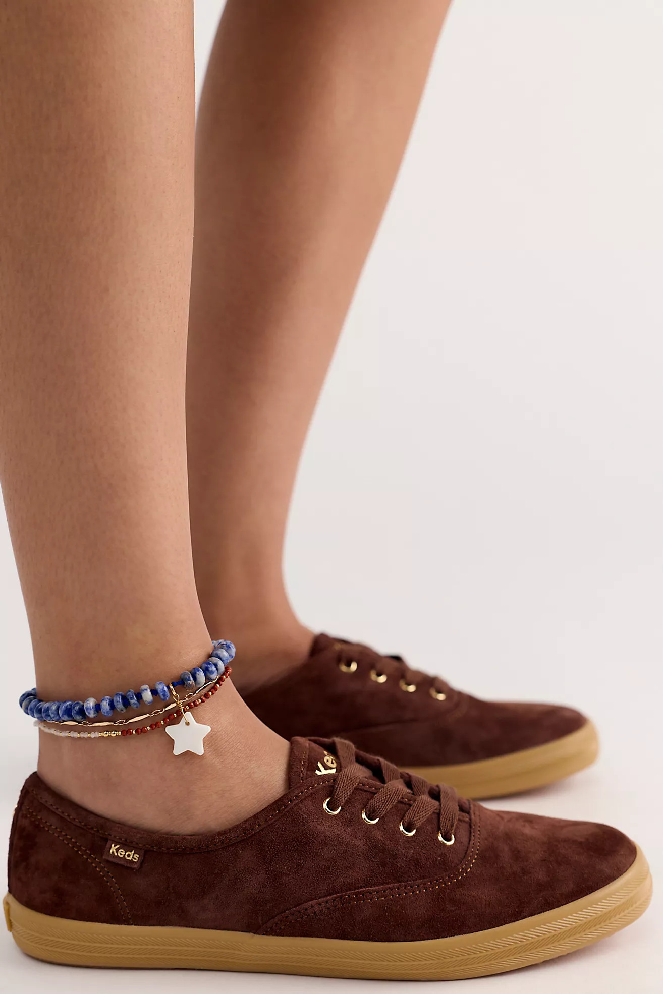 Keds Champion Luxe Suede Lace-Up Sneakers | Free People (Global - UK&FR Excluded)