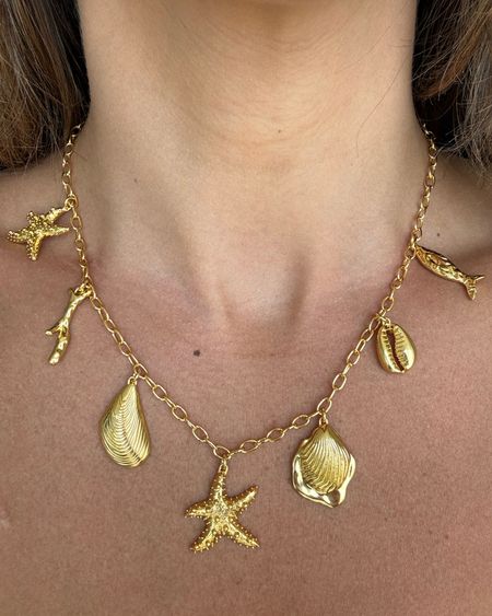 Summer necklace 
Charm necklace 
Under $100 

#LTKFindsUnder100 #LTKStyleTip #LTKFindsUnder50