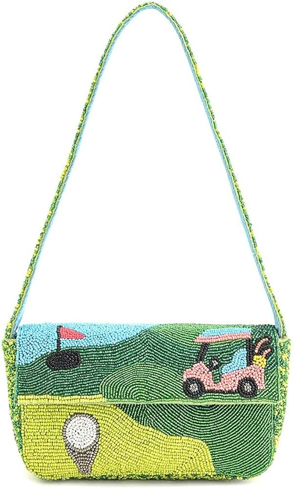 America and Beyond Golf Glimmer Shoulder Bag - 8" x 4.25" x 1.5" | Amazon (US)