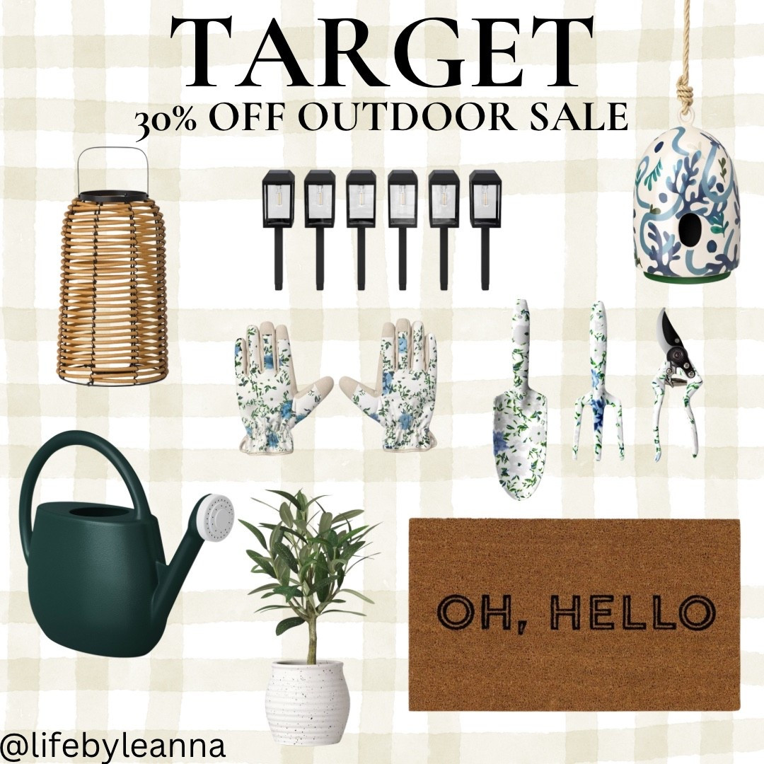 Target sale 30% off outdoor selection 

#LTKSeasonal #LTKSaleAlert #LTKHome