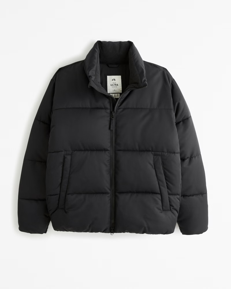 Abercrombie & Fitch Men's Ultra Puffer in Black - Size XXL | Abercrombie & Fitch (US)