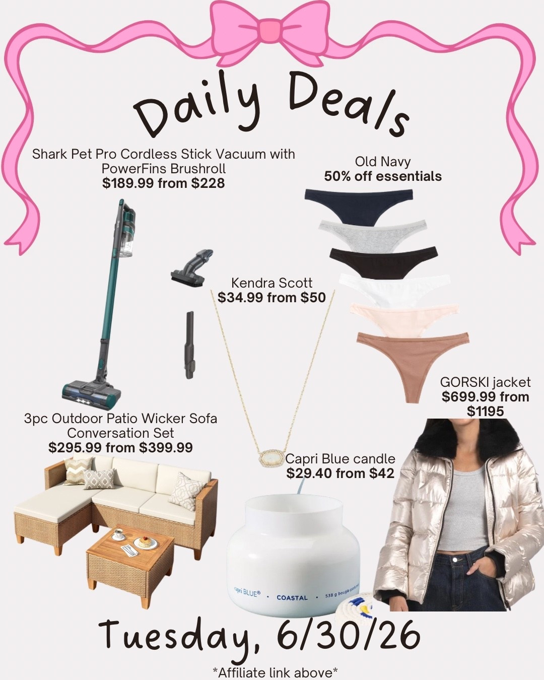 Daily deals

#LTKSeasonal #LTKHome #LTKSaleAlert