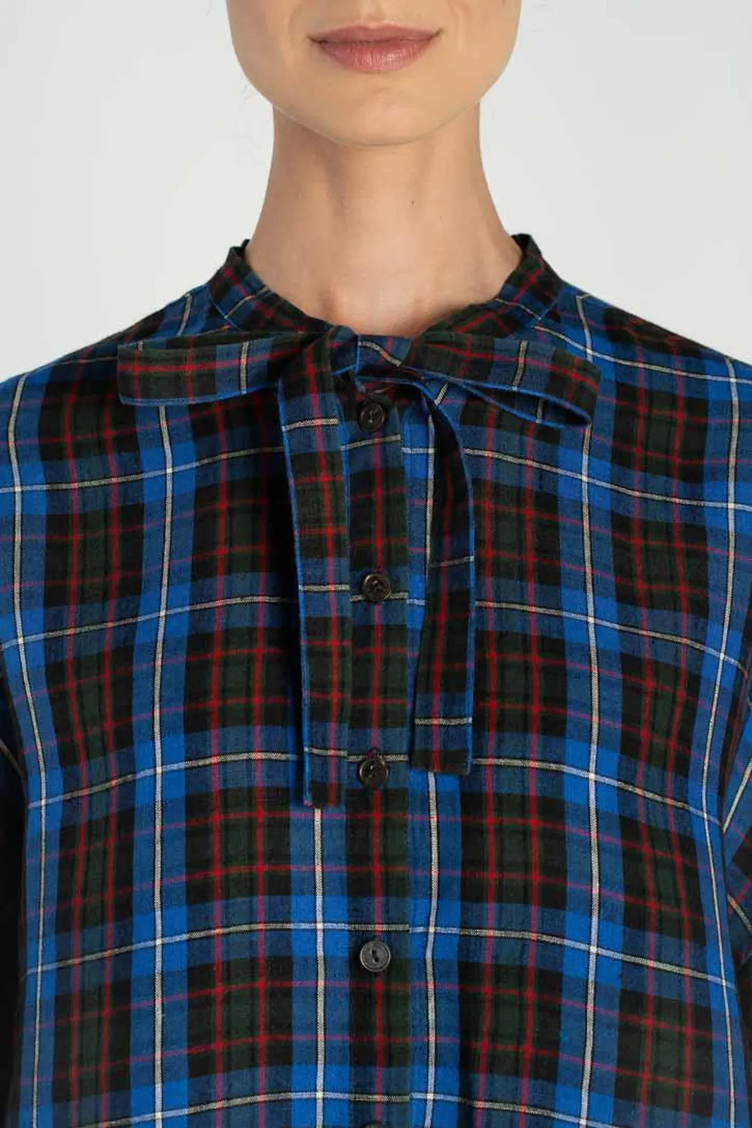 Clementine – Linen Shirt With Bow-tie Collar - Etsy UK | Etsy (UK)