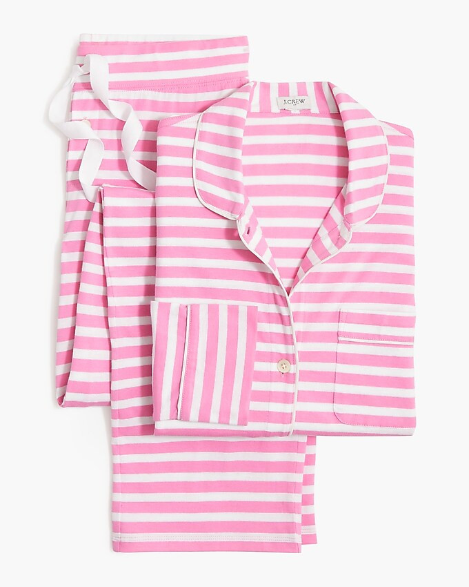 Long-sleeve knit pajama set | J.Crew Factory