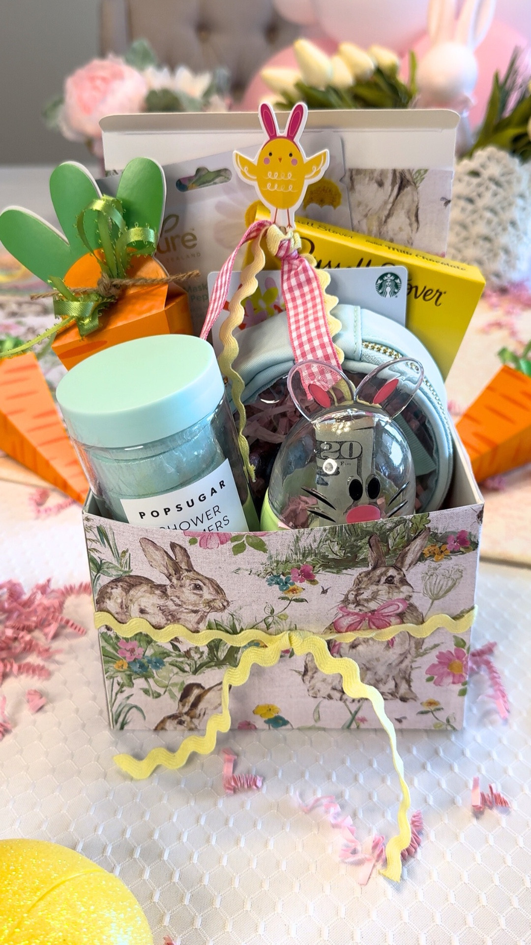 Easter Gift box idea! 🐰💛 #gift #giftideas #easterbasket #easter #diy #diygift 