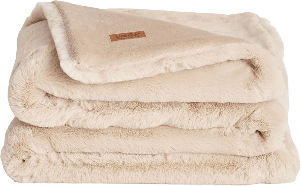 UnHide Marshmallow - Faux Fur Blanket - Heavy Weight, Extra Soft Blanket - Made from Recycled Mat... | Amazon (US)