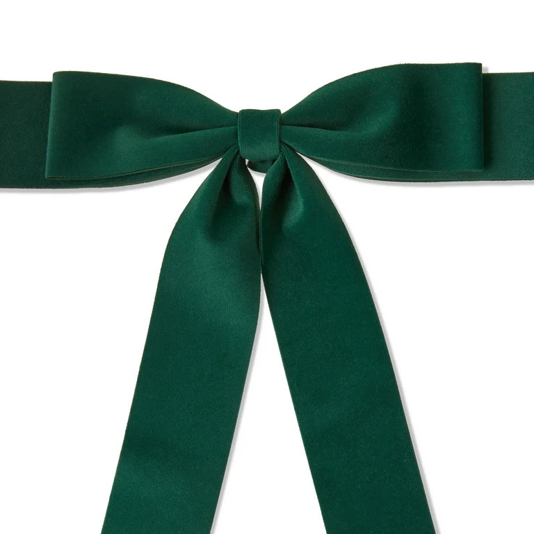 Large Green Floppy Decorative Christmas Bow, 18", by My Texas House | Walmart (US)