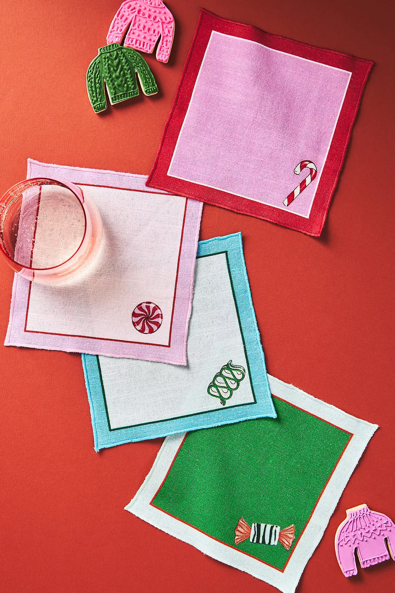 BonBon Cocktail Napkins, Set of 4 | Anthropologie (US)