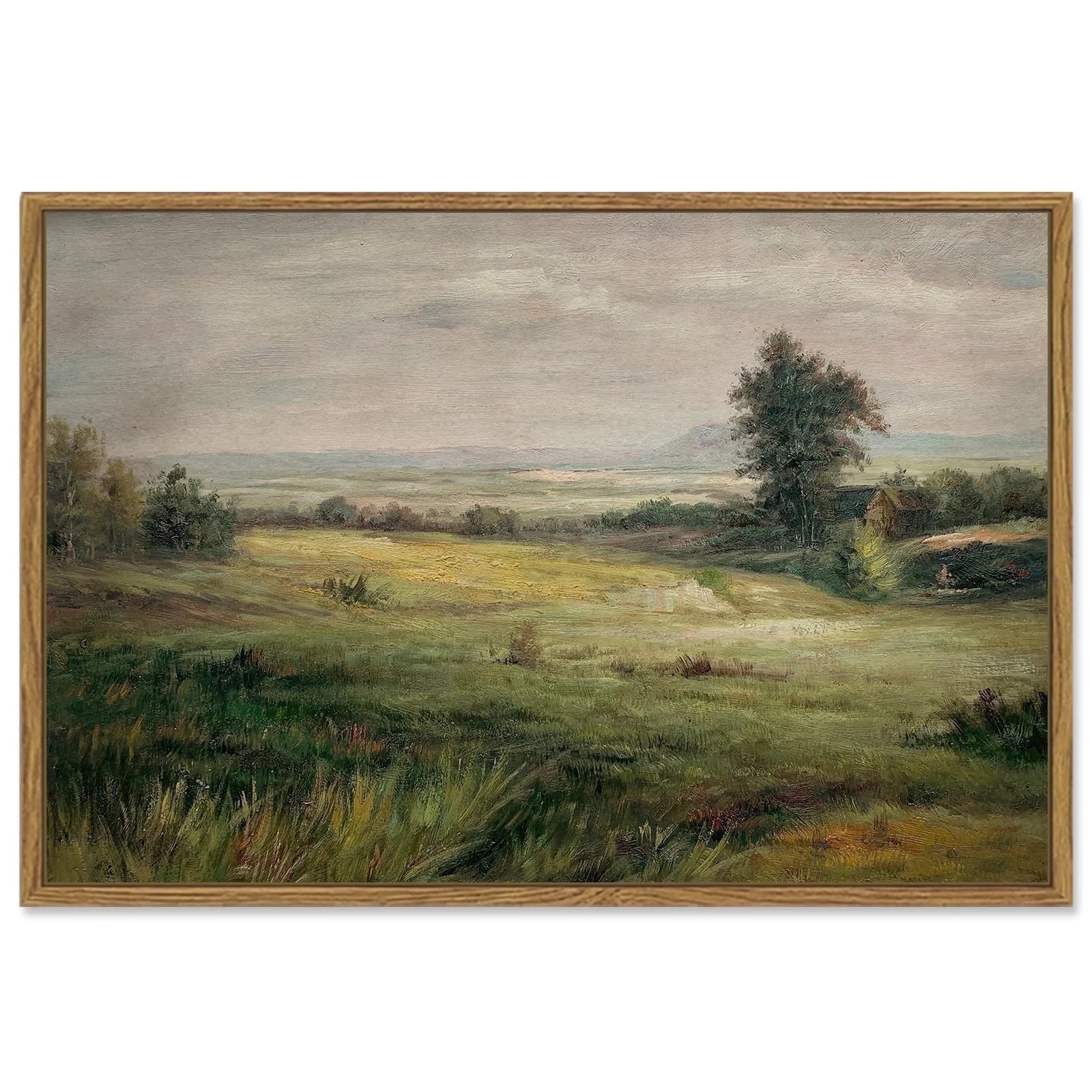Drsoum Retro Rustic Vintage Frame 24x36in Landscape Canvas Wall Art, Ready to Hang Home Decoratio... | Walmart (US)
