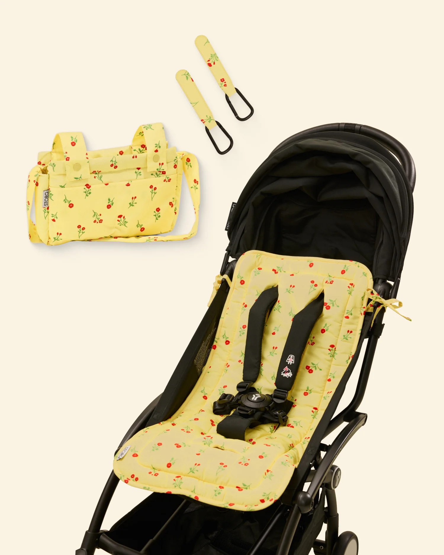 Stroller Party Set | Sunshine Wildflower - Storq by Kindred Bravely | Kindred Bravely