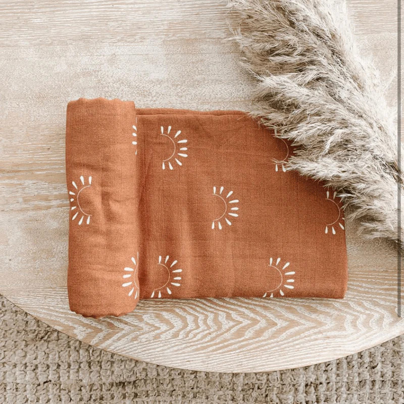 Sundown Muslin Swaddle Blanket | Project Nursery
