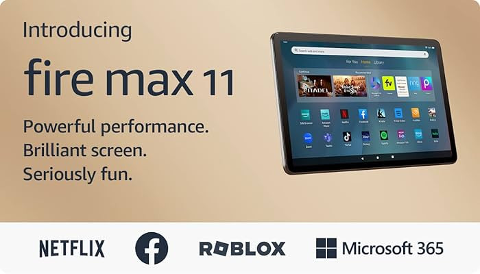 Introducing Amazon Fire Max 11 tablet, our most powerful tablet yet, vivid 11" display, octa-core... | Amazon (US)