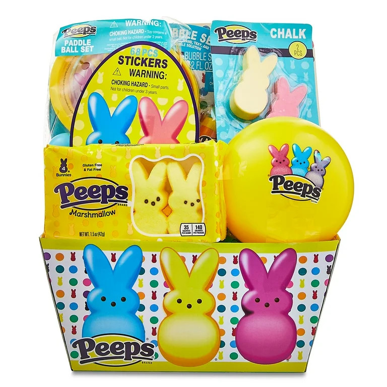 Peeps Licensed Standard Easter Basket Gift Set | Walmart (US)