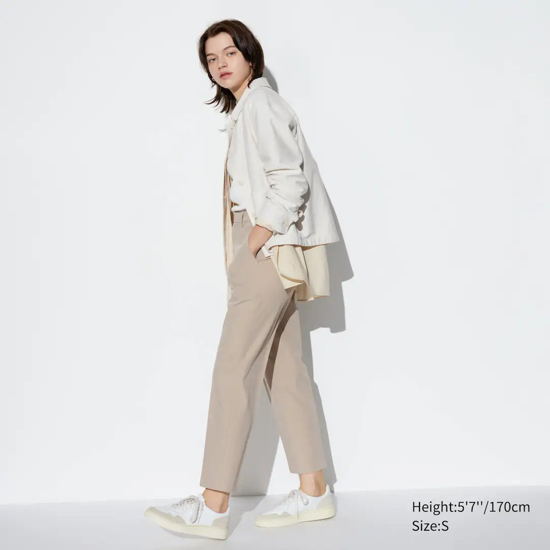 Smart Ankle Length Trousers | UNIQLO (UK)