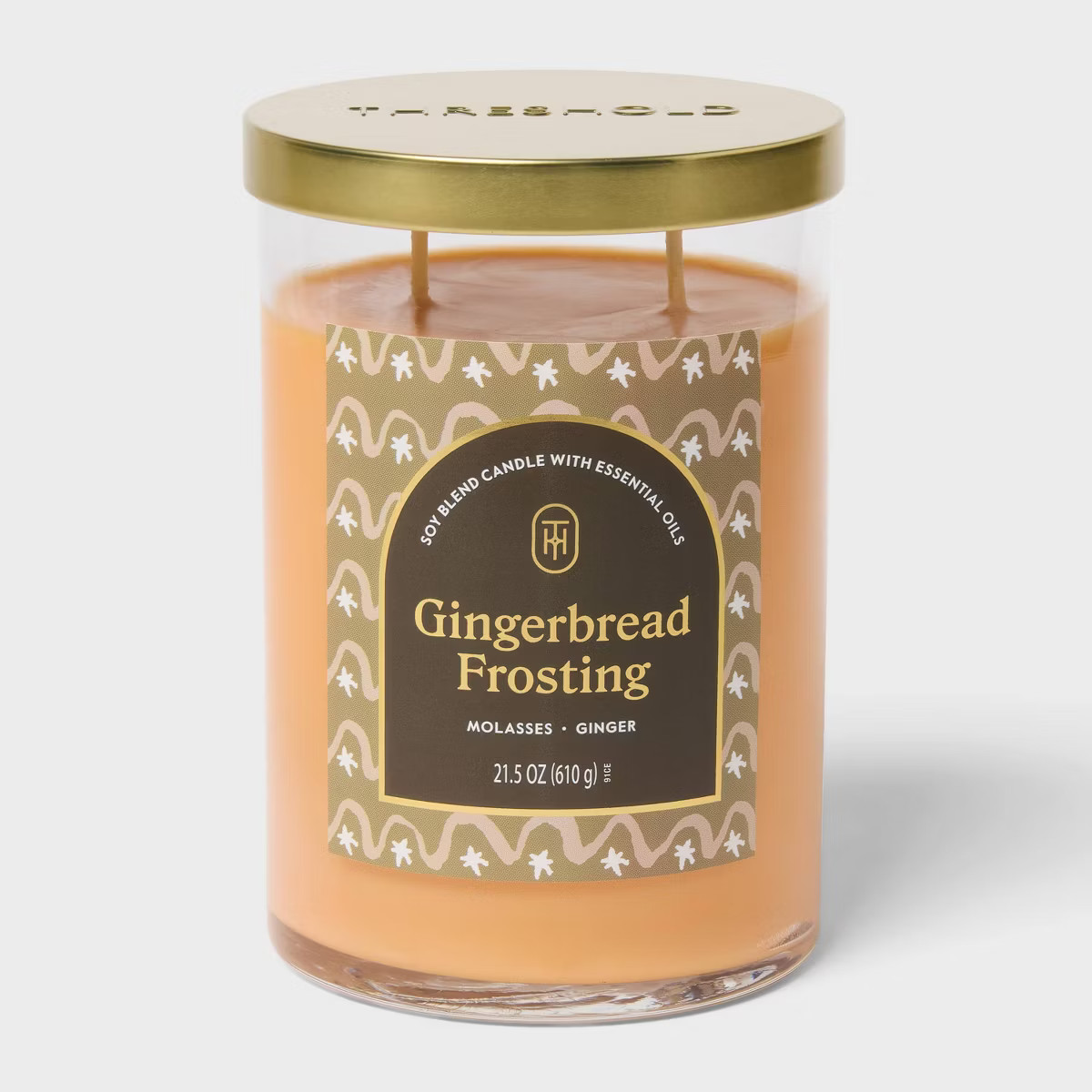 Lidded Gingerbread Frosting Jar Candle 21.5oz - Threshold™ | Target
