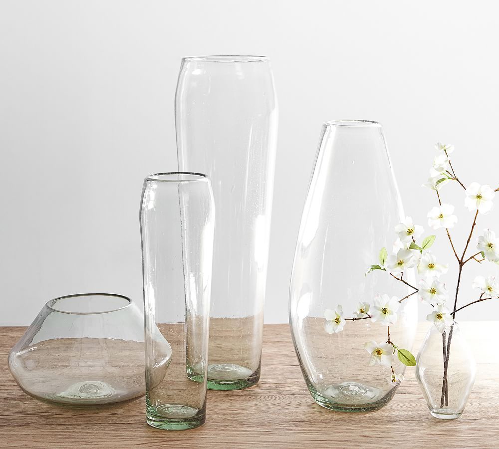Nouvel Handcrafted Recycled Glass Vases | Pottery Barn (US)