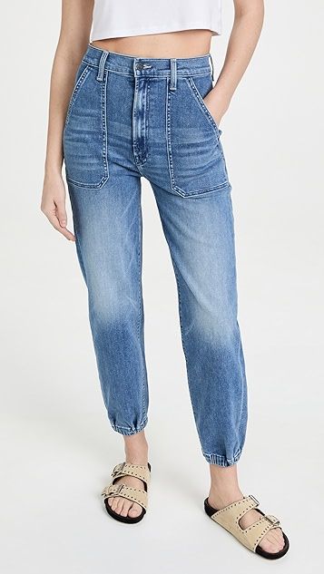 Wrapper Patch Springy Ankle Jeans | Shopbop