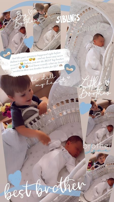 And this pure sweetness happened right before Judson’s naptime 😴🥹 - and my heart may never recover!! 😭 Judson, you are the BEST big brother ever!!! 👶🏼🩵👶🏼 God knew exactly what my heart needed in these two brother besties for life!! 🫶🏽

#LTKKids #LTKFamily #LTKBaby