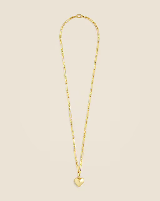 Heart pendant necklace | J. Crew US