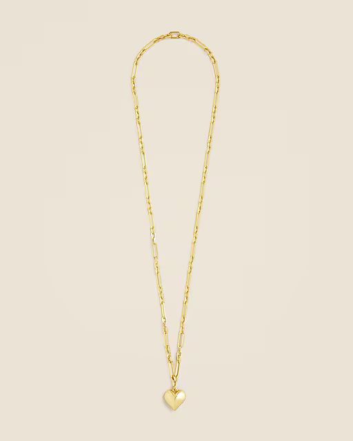 Heart pendant necklace | J. Crew US