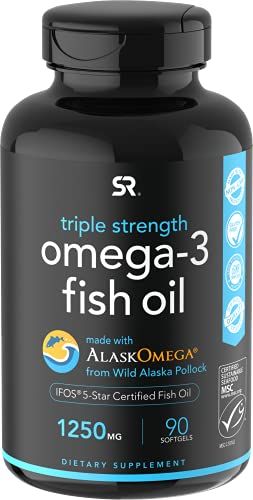 Omega-3 Fish Oil from Wild Alaska Pollock (1250mg per Capsule) with Triglyceride EPA & DHA | Heart,  | Amazon (US)