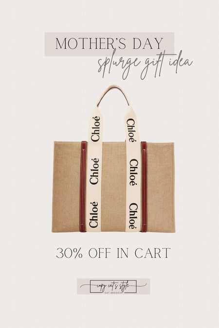 Mother's Day Splurge Gift Idea
Chloe bag is 30% off in cart at Bloomingdales, summer tote, Chloe bag