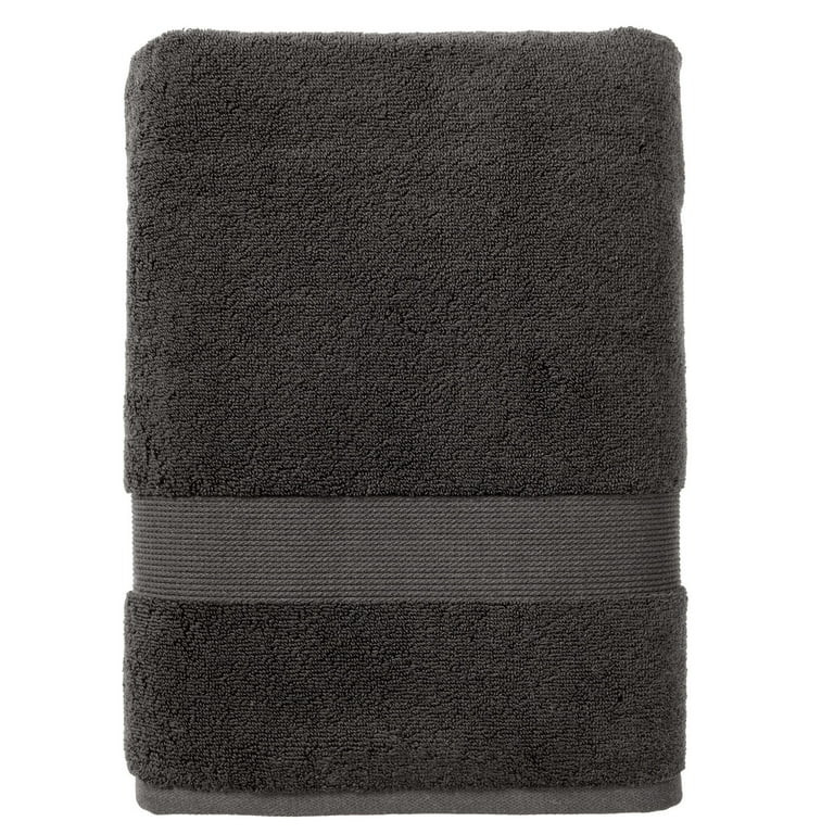 Better Homes & Gardens Signature Soft Solid Bath Towel, Grey Shadow | Walmart (US)
