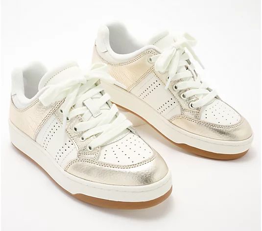 Marc Fisher LTD Leather Sneakers - Flynnt | QVC