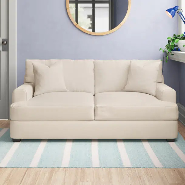 Emilio 90'' Recessed Arm Sofa with Reversible Cushions | Wayfair North America