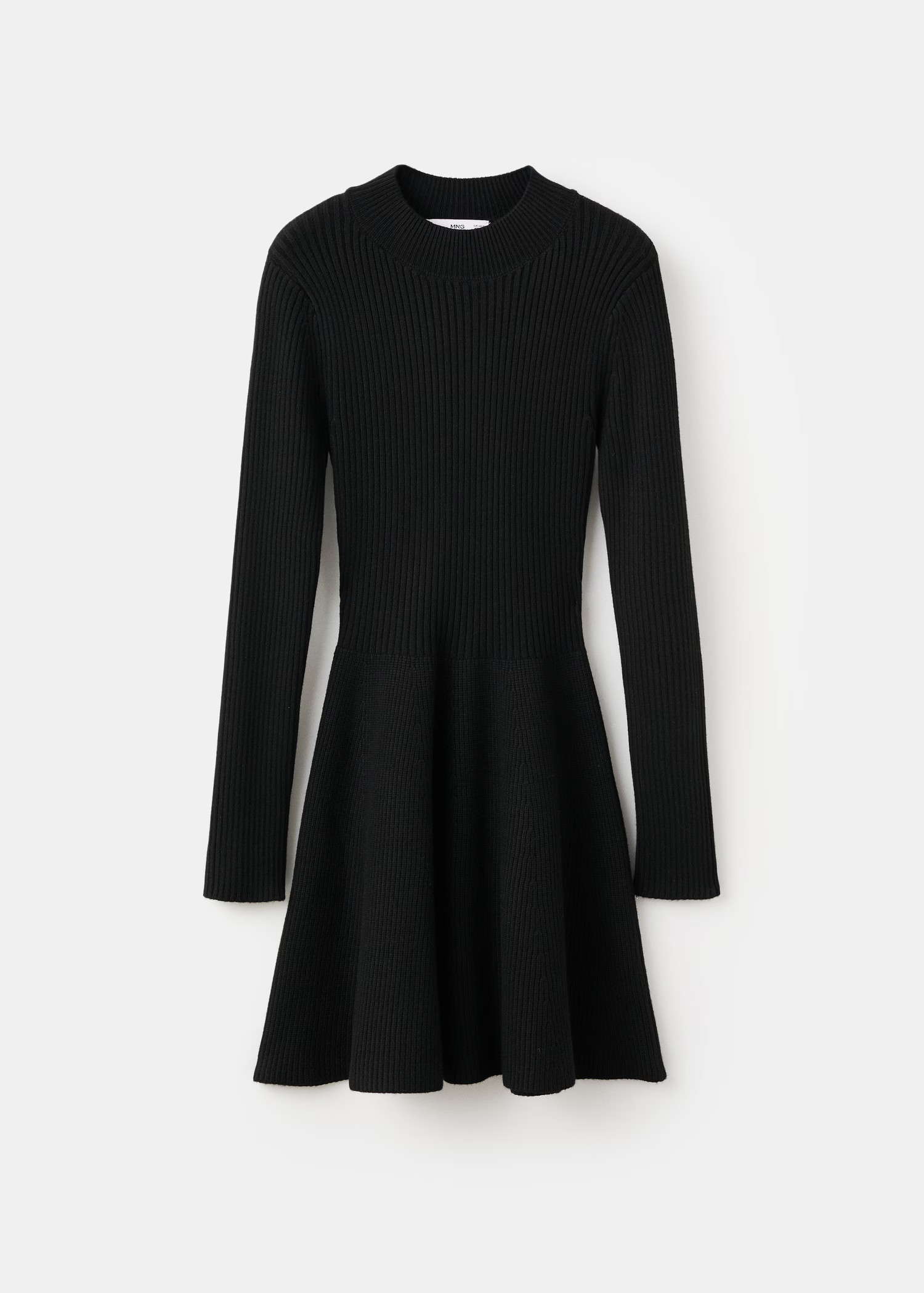 Ribbed knitted A-line dress - Women | MANGO United Kingdom | MANGO (UK)